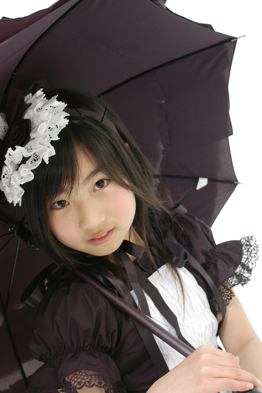 asian child cute girl gothic photo photograph ruika umbrella