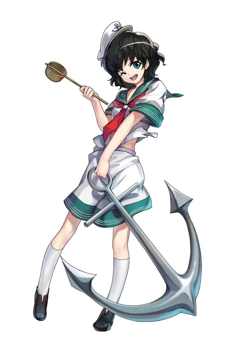 bad_id bad_pixiv_id bangs full_body highres murasa_minamitsu ryuutetsu solo touhou transparent_background