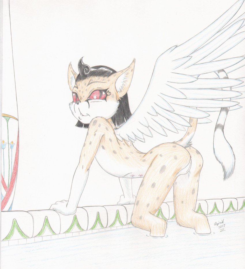 azirik bath hi_res nefferkitty nephthys nipples pussy red_eyes sphynx wings