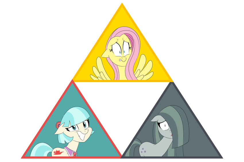 2015 coco_pommel_(mlp) equine female fluttershy_(mlp) friendship_is_magic hi_res horse mammal marble_pie_(mlp) my_little_pony mysteryfanboy91 pegasus pony shy triforce wings