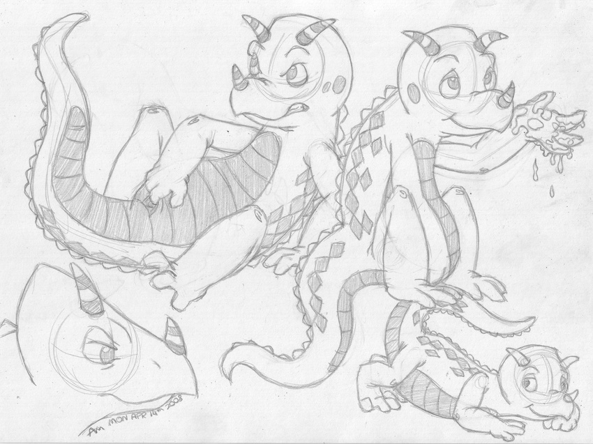 ambiguous_fluids angry anthro female gaping greyscale horn liz lizard looking_up lying mizzyam monochrome multiple_images nude on_back on_front opencanvas pencil_(artwork) presenting raised_tail reptile scalie side_view signature slit smile solo spread_slit the_magic_school_bus traditional_media_(artwork)