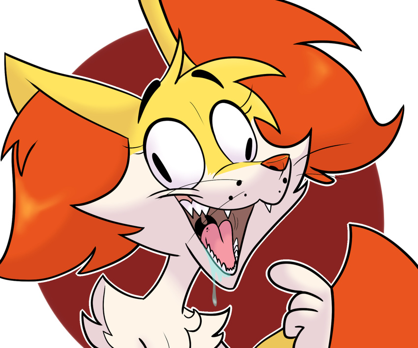 braixen canine derp eyebrows fox fur mammal nintendo open_mouth pok&eacute;mon questionbraixen simple_background tongue video_games