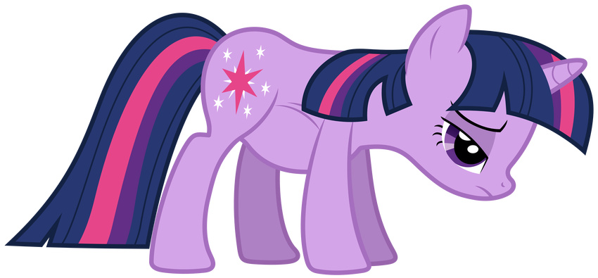 2011 absurd_res alpha_channel cutie_mark equine female feral friendship_is_magic fur hair hi_res horn mammal multicolored_hair my_little_pony purple_eyes purple_fur simple_background solo transparent_background twilight_sparkle_(mlp) unicorn zutheskunk