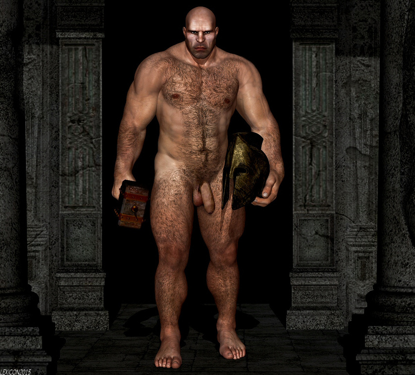 3d_(artwork) cgi deity digital_media_(artwork) greek hephaestus lex-icon male mythology not_furry nude penis poser