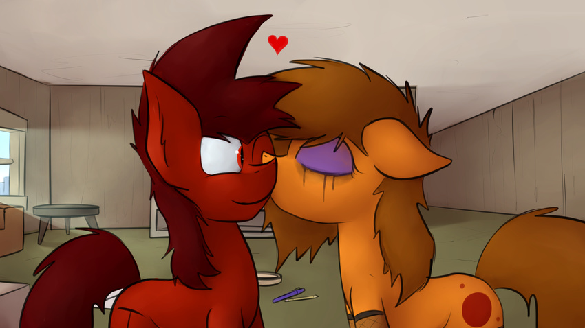 &lt;3 invalid_tag kissing love mars_miner marsminer my_little_pony venus_spring