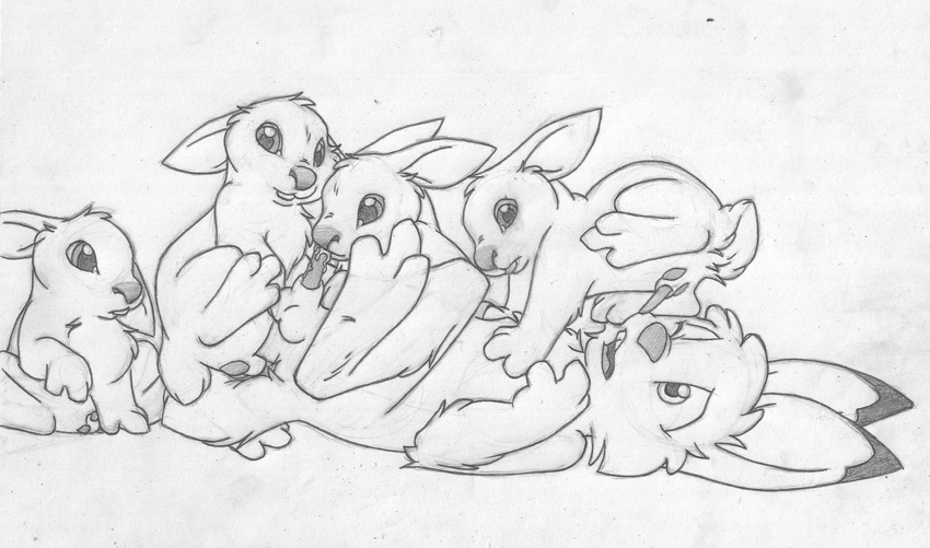 anal anal_penetration anthro anthro_on_feral anus balls bestiality buckteeth erection feral gangbang greyscale group group_sex imminent_oral jake_cottontail lagomorph legs_up lying male male/male mammal mizzyam monochrome nude on_back on_top one_eye_closed open_mouth oral pencil_(artwork) penetration penis penis_tip precum rabbit sex sheath side_view size_difference tapering_penis teeth traditional_media_(artwork)