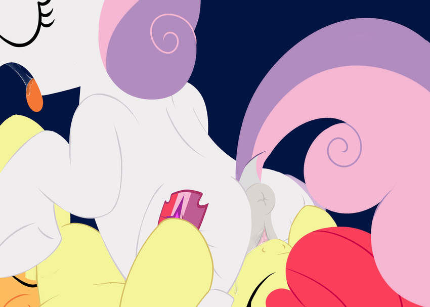 2016 anus apple_bloom_(mlp) cunnilingus dtcx97 earth_pony equine female female/female feral friendship_is_magic horn horse mammal my_little_pony oral pony pussy sex sweetie_belle_(mlp) unicorn vaginal