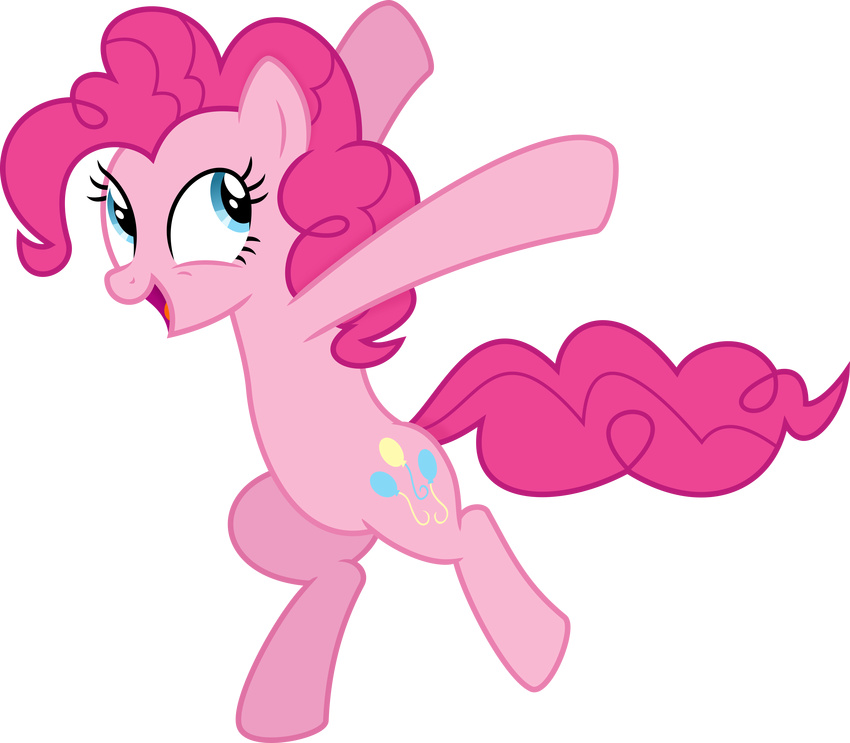 2013 absurd_res alpha_channel blue_eyes cutie_mark equine female feral friendship_is_magic fur hair hi_res horse mammal my_little_pony pink_fur pink_hair pinkie_pie_(mlp) pony simple_background smile spier17 transparent_background