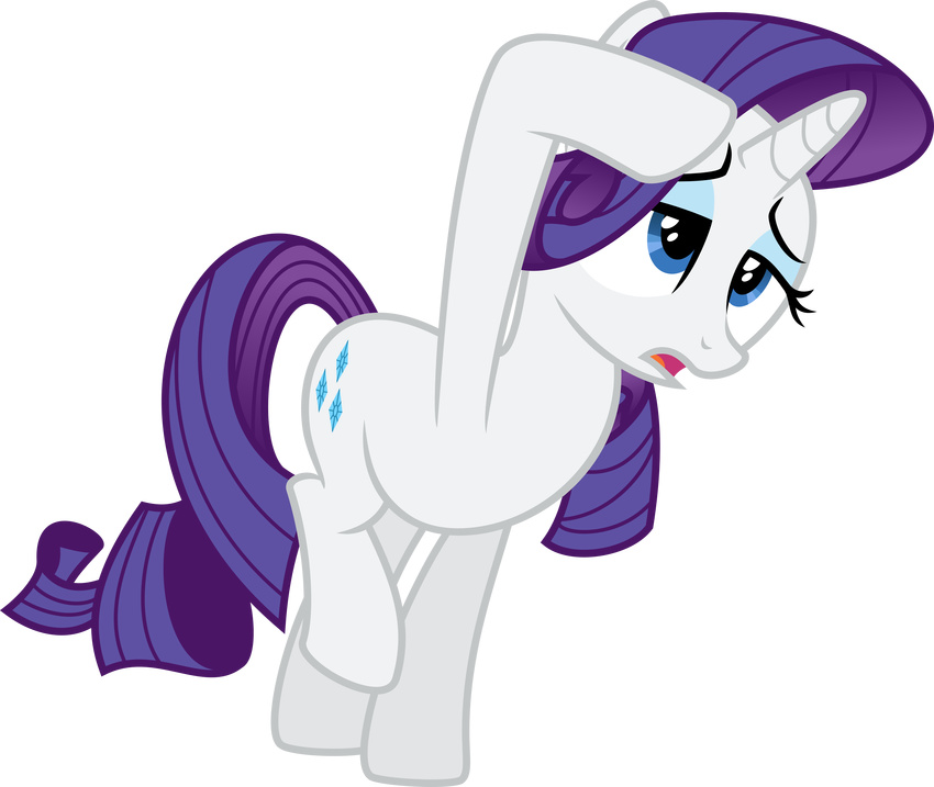 2013 absurd_res alpha_channel blue_eyes cutie_mark equine female feral friendship_is_magic fur hair hi_res horn mammal my_little_pony purple_hair rarity_(mlp) simple_background solo spier17 transparent_background unicorn white_fur