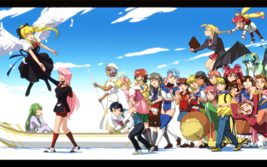 air angel_wings aria athena_glory battle_athletes chicchana_yukitsukai_sugar chiriko_(fushigi_yuugi) everyone fushigi_yuugi gondola hikaru_no_go hinata_fuyuki horns kamio_misuzu kanon kawakami_tomoko keroro_gunsou kurata_sayuri noelle_(tenshi_ni_narumon) pointy_ears shindou_hikaru shoujo_kakumei_utena sugar_(chicchana_yukitsukai_sugar) tenjou_utena tenshi_ni_narumon voice_actor_connection wings