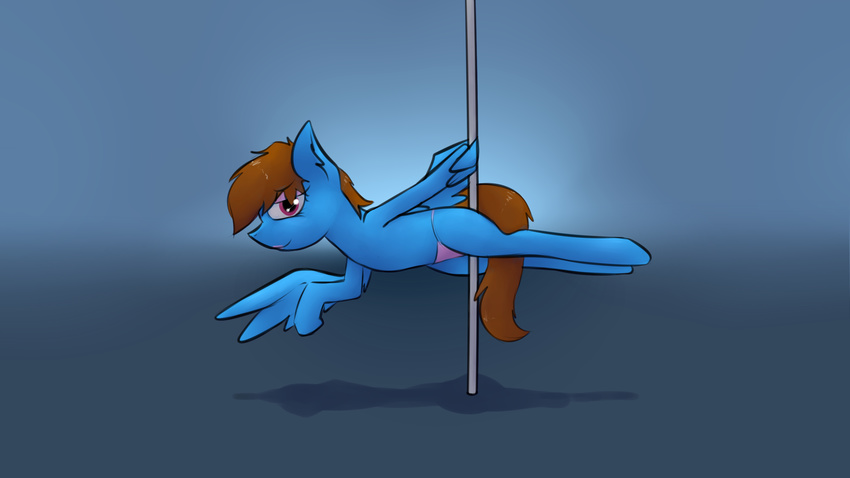 dancing female looking_at_viewer marsminer my_little_pony pole pole_dancing solo sunnyside