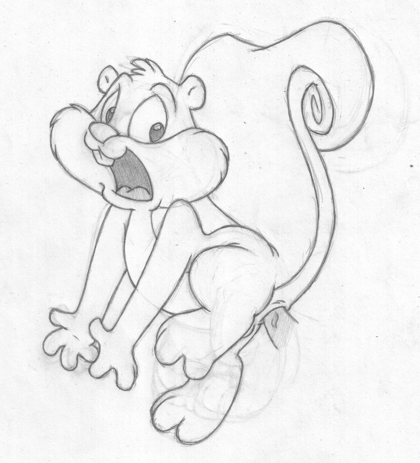 anal anal_penetration animaniacs anthro anus backsack balls barefoot barely_visible_genitalia buckteeth cub disembodied_penis duo erection front_view greyscale male male/male mammal mizzyam monochrome nude open_mouth pencil_(artwork) penetration penis raised_tail rodent side_view skippy_squirrel solo solo_focus squirrel struggling teeth traditional_media_(artwork) young