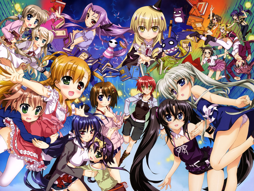 bicolored_eyes corona_timir dress einhart_stratos els_tasmin fabia_crozelg fate_testarossa fujima_takuya glasses harry_tribeca lutecia_alpine mahou_shoujo_lyrical_nanoha mahou_shoujo_lyrical_nanoha_vivid micaiah_chevelle miura_rinaldi nove panties rio_wezley scan sieglinde_jeremiah thighhighs underwear victoria_dahlgren vivio witch yagami_hayate