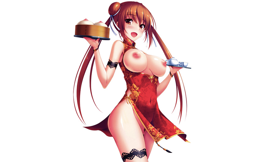 breasts chinese_clothes chinese_dress cygnus nipples photoshop pussy uncensored white