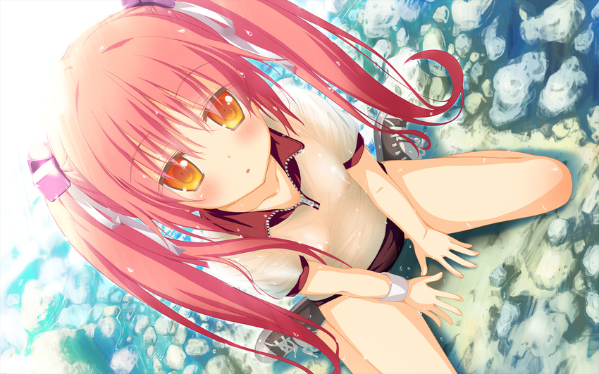 astralair_no_shiroki_towa favorite game_cg nipples see_through shida_kazuhiro water yuunagi_ichika