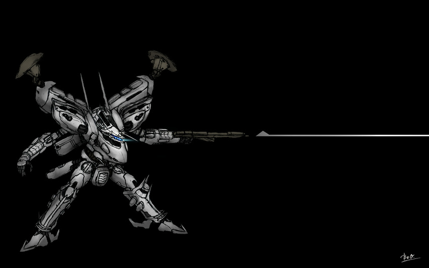armored_core armored_core:_for_answer from_software gun line_ark missile_launcher rifle rocket_launcher weapon white_glint