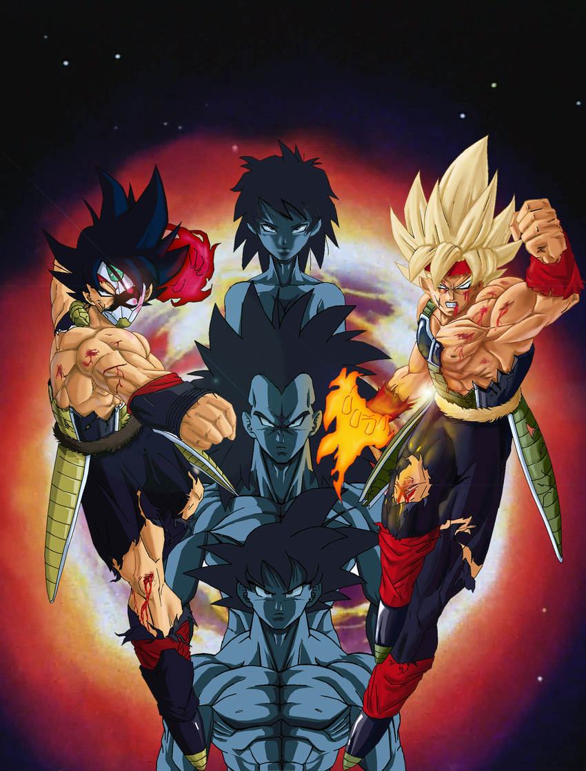 armor bardock dragon_ball dragonball_z gine mask raditz saiyan son_gokuu super_saiyan tail