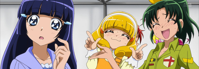 aoki_reika highres kise_yayoi midorikawa_nao multiple_girls precure screencap smile_precure!