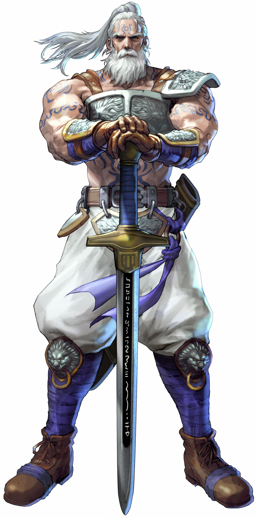 male soul_calibur soul_calibur_v sword weapon