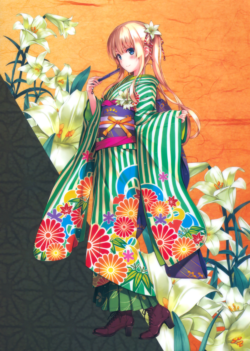 fixed heels kimono misaki_kurehito saenai_heroine_no_sodatekata sawamura_spencer_eriri