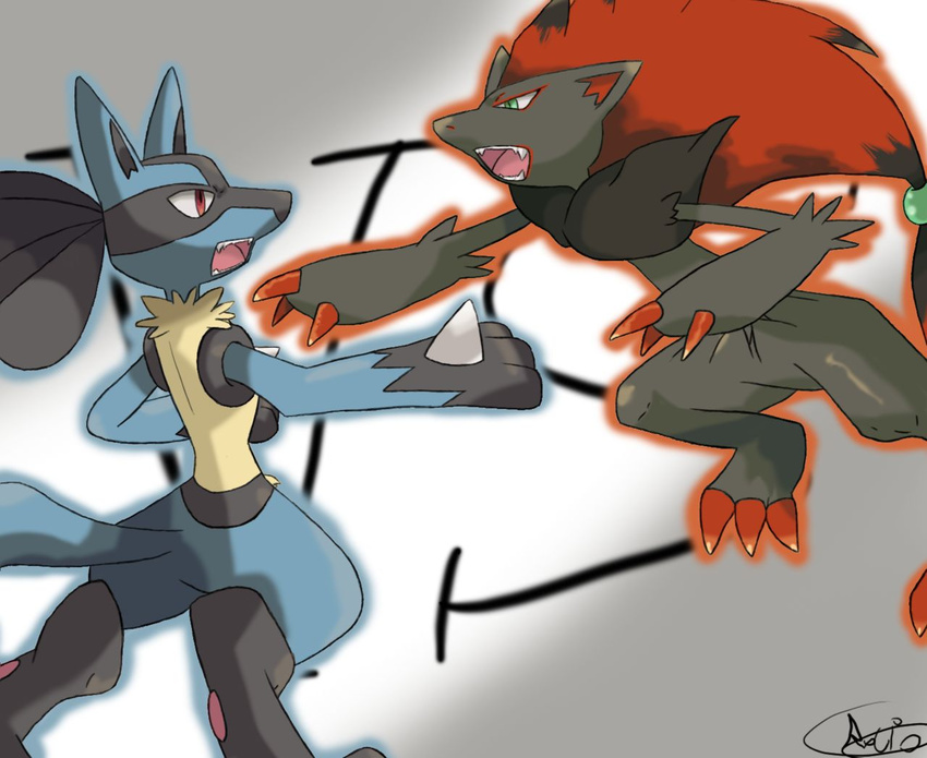 lucario pokemon tagme zoroark