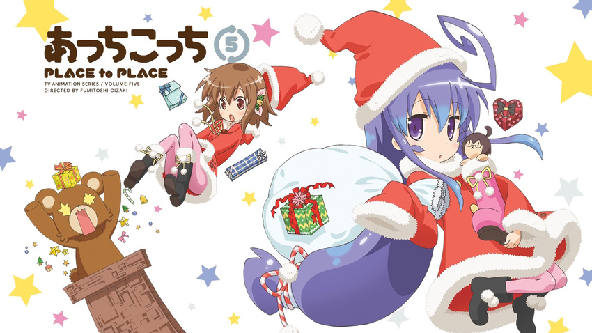 acchi_kocchi christmas dress haruno_hime heels miniwa_tsumiki otonashi_io pantyhose