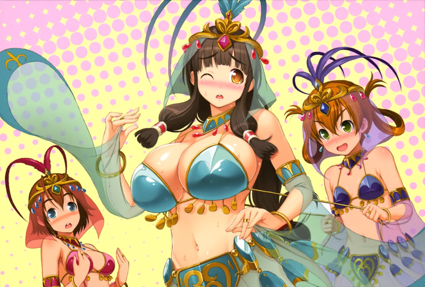 amy_(gargantia) bikini_armor cleavage melty_(gargantia) possible_duplicate saaya_(gargantia) see_through suisei_no_gargantia tsuji_santa