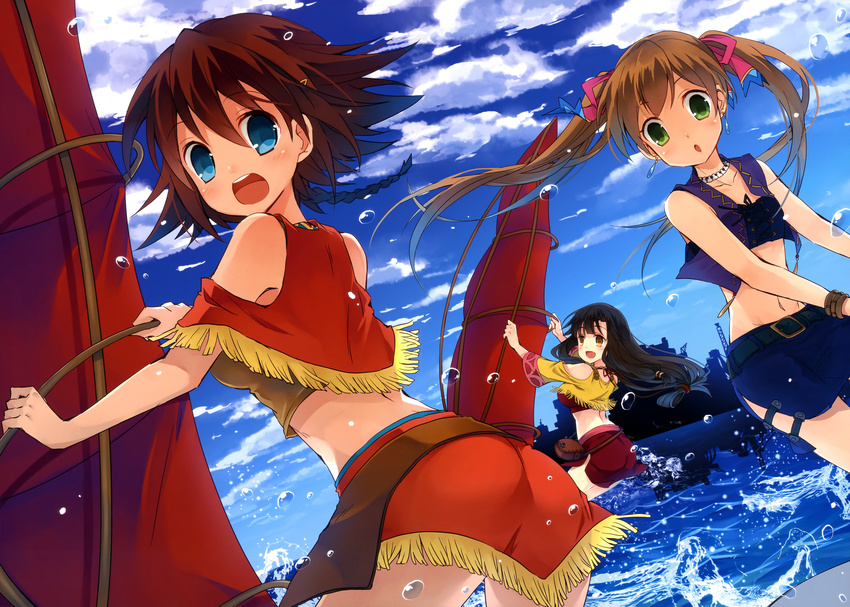 amy_(gargantia) ass melty_(gargantia) saaya_(gargantia) suisei_no_gargantia suzushiro_kurumi