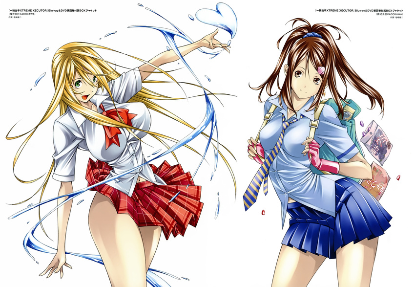 bachou_mouki ikkitousen ikkitousen~xtreme_xecutor~ seifuku shiozaki_yuuji sonsaku_hakufu