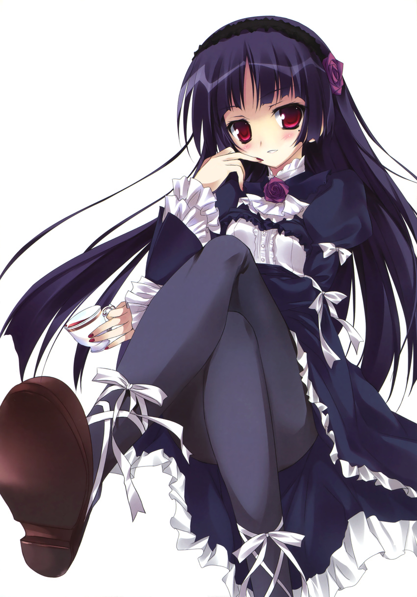 dress gokou_ruri karomix karory lolita_fashion ore_no_imouto_ga_konnani_kawaii_wake_ga_nai pantyhose