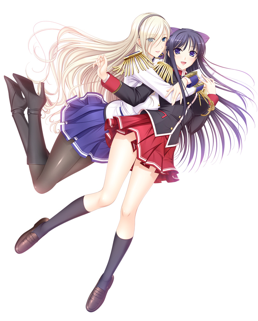 celia_cumani_aintree heels komori_kei pantyhose ricotta ryuuzouji_akane seifuku transparent_png walkure_romanze walkure_romanze_re:tell_ii