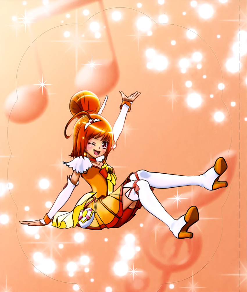 dress heels hino_akane pretty_cure smile_precure! thighhighs