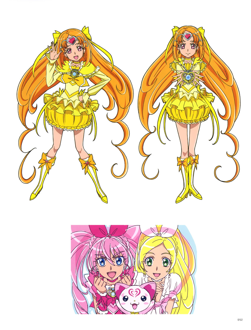 dress heels houjou_hibiki hummy minamino_kanade pretty_cure shirabe_ako suite_pretty_cure takahashi_akira