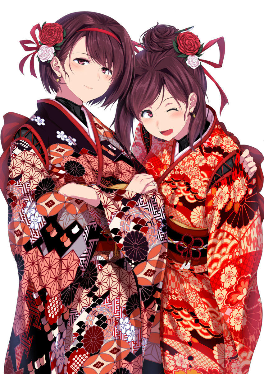 hyuuga_(kancolle) ise_(kancolle) kantai_collection kimono ulrich_(tagaragakuin)