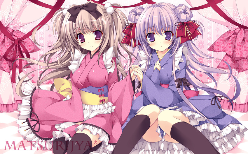 lolita_fashion nanaroba_hana thighhighs wa_lolita wallpaper