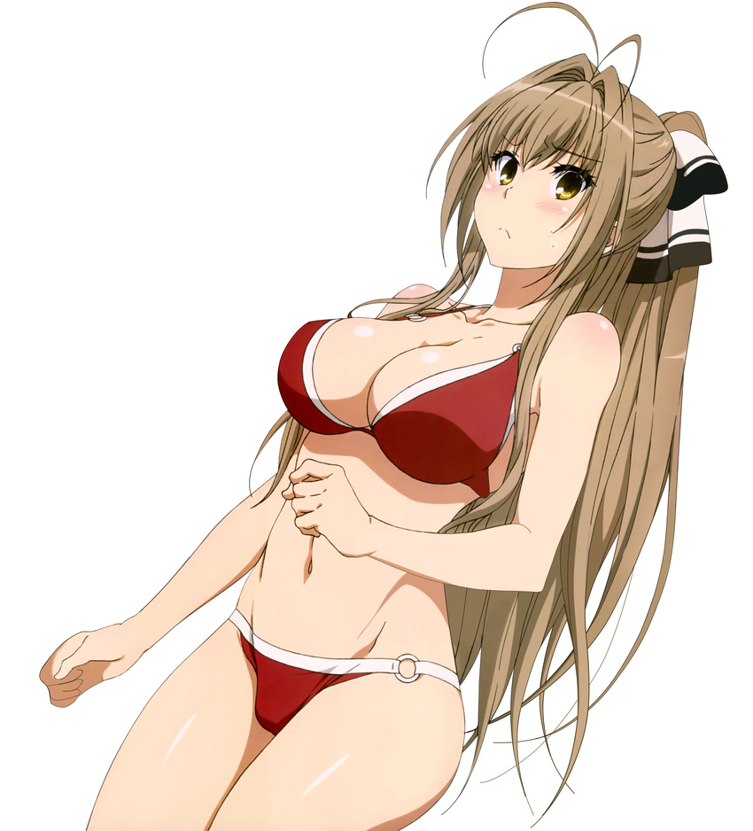 amagi_brilliant_park bikini cleavage sento_isuzu swimsuits