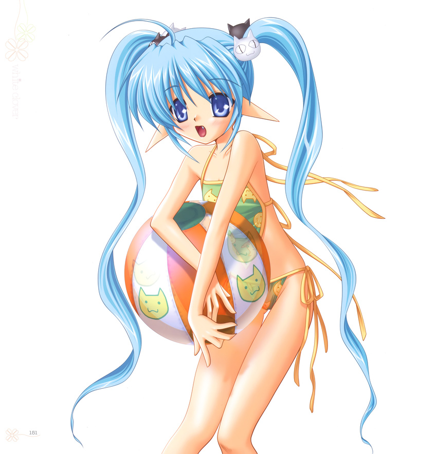 bikini hinoue_itaru pointy_ears swimsuits tagme