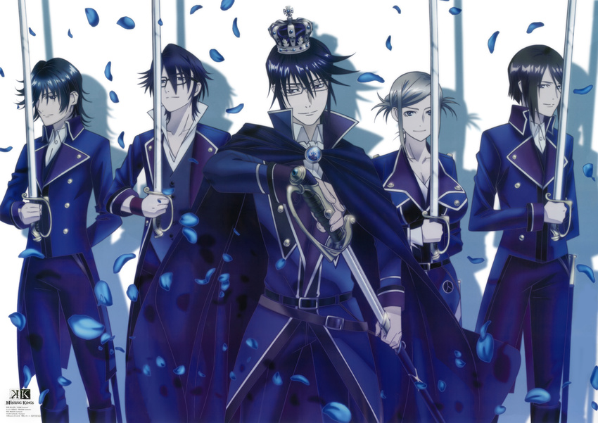 awashima_seri cleavage fushimi_saruhiko k k:_missing_kings megane munakata_reisi sword tagme