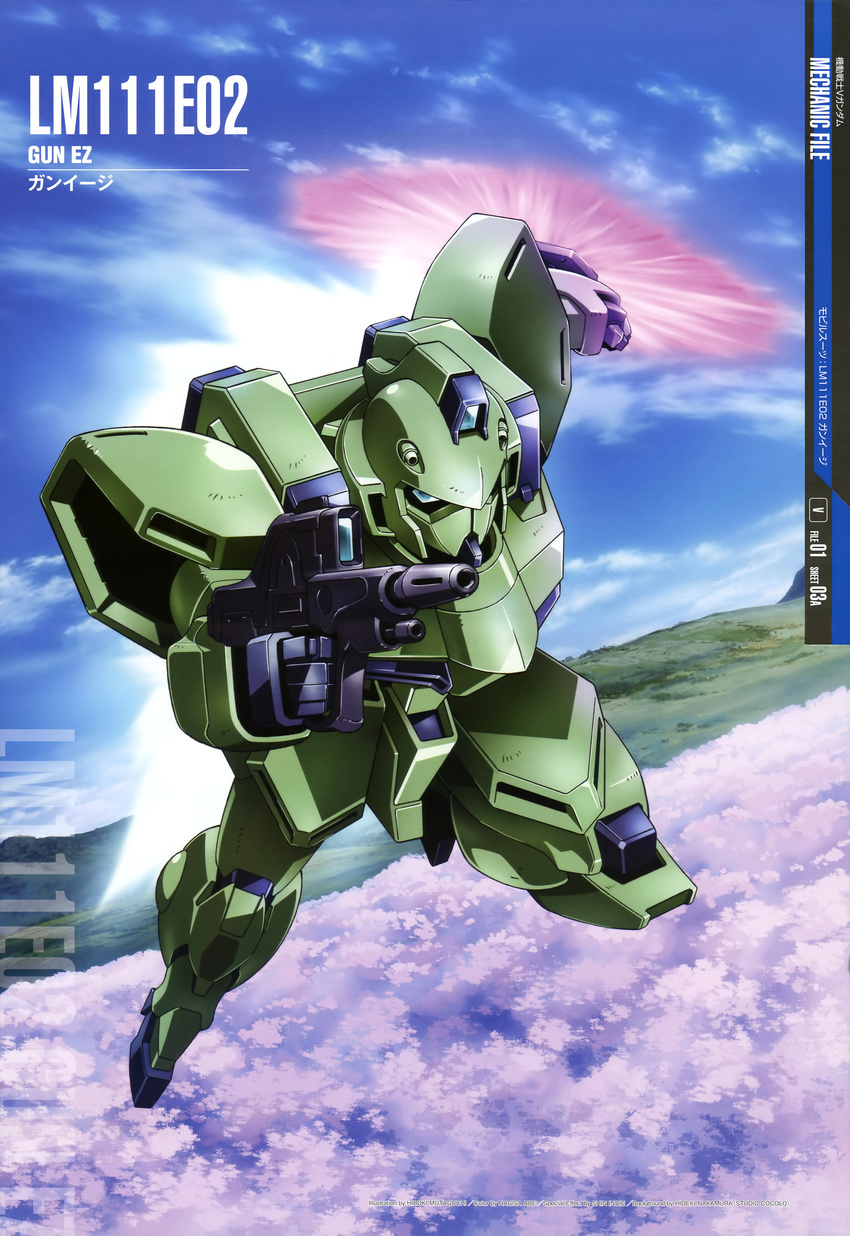 gun gundam mecha mutaguchi_hiroki victory_gundam