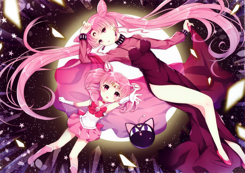 chibiusa luna-p sailor_moon w.label wasabi_(artist)