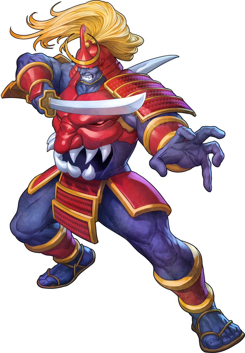 armor bishamon capcom dark_stalkers samurai stanley_lau sword transparent_png