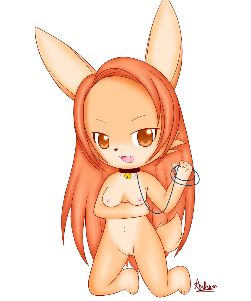 absurd_res breasts chibi crystaltail female hi_res kemono lagomorph mammal pussy rabbit solo