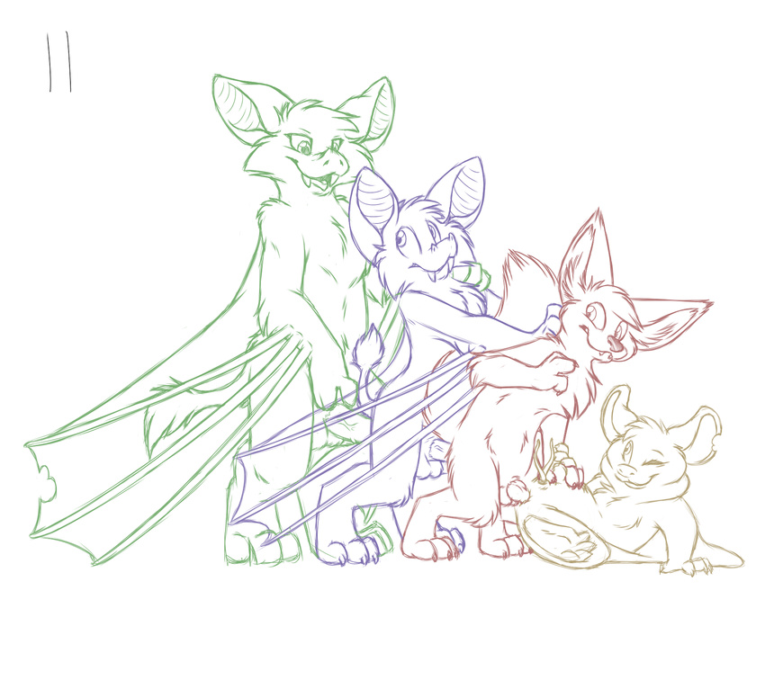 anal anal_penetration anatomically_correct_genitalia animal_genitalia animal_penis anthro barefoot bat_penis bat_wings bifurcated_penis canine canine_penis cousins cub cute_fangs digital_drawing_(artwork) digital_media_(artwork) digitigrade erection fennec foursome fox from_behind_position genital_slit grin group group_sex hi_res incest knot line_art long_penis looking_back lying male male/male mammal marsupial membranous_wings mizzyam multi_penis naughty_face nude on_back one_eye_closed open_mouth penetration penis reclining restricted_palette sachel sachel's_cousin sex sheath side_view size_difference slit standing sugar_glider tapering_penis train_position vein veiny_penis winged_arms wings young