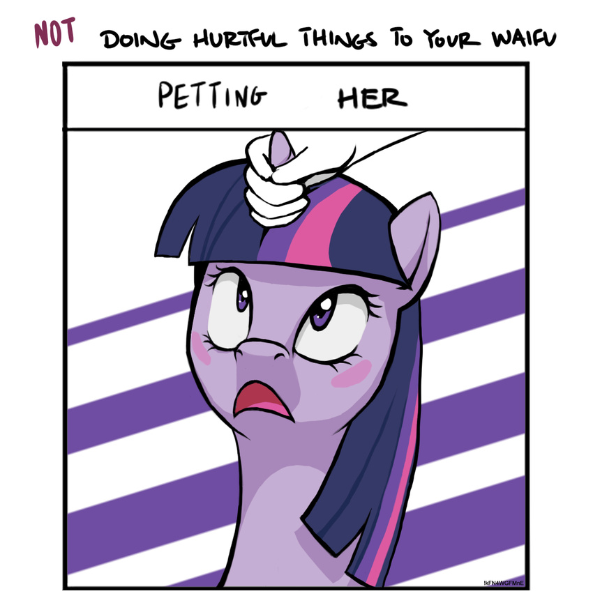 animated blush disembodied_hand duo english_text equine female feral friendship_is_magic hair hi_res horn hornjob looking_up mammal multicolored_hair my_little_pony open_mouth purple_eyes steve_(artist) suggestive text twilight_sparkle_(mlp) unicorn waifu_chart