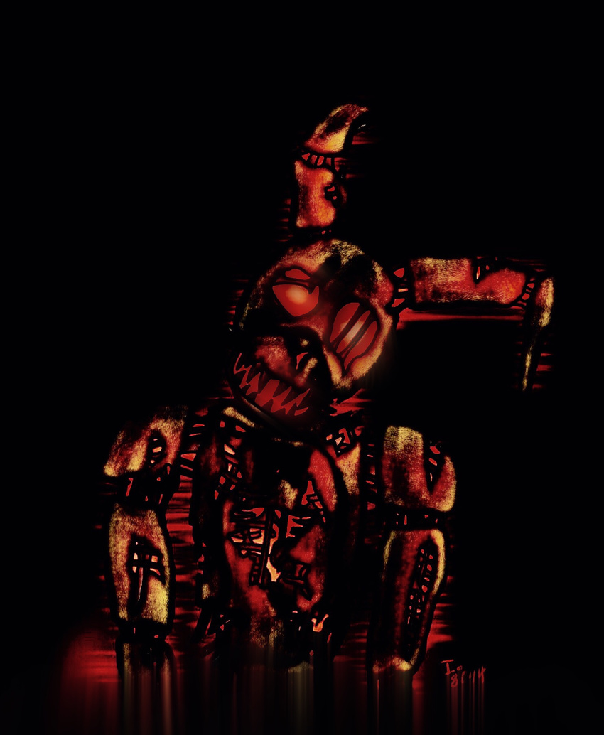 animatronic five_nights_at_freddy's five_nights_at_freddy's_3 glowing hi_res io8044 lagomorph machine mammal rabbit robot solo springtrap_(fnaf) video_games