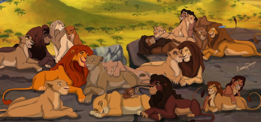 ahadi canon_couple deviantart disney fan_character feline female feral kiara kopa kovu male male/female mammal nala sarabi sarafina simba the_lion_king uru_(the_lion_king) vitani