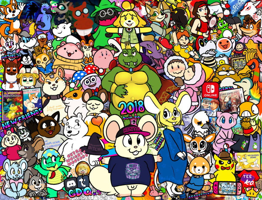 angus_(nitw) animal_crossing barefoot blush bottomless briefs capcom cappy clothed clothing crash_bandicoot crash_bandicoot_(series) cynadquil detective_pikachu diaper donkey_kong_(series) egg eyewear felix_the_cat female fox_mccloud glasses green_eyes hammond hamtaro hamtaro_(series) ho-oh ice_climber isabelle_(animal_crossing) king_k_rool kirby kirby_(series) legendary_pok&eacute;mon lucky_(disambiguation) male mario_bros mew monty_mole night_in_the_woods nintendo nishi nude oxynard pauline penis pikachu pikachu_libre pok&eacute;mon pok&eacute;mon_(species) pokki princess_daisy retsuko scraggy shirt star_fox t-shirt togepi underwear video_games washimi zanny ōkami