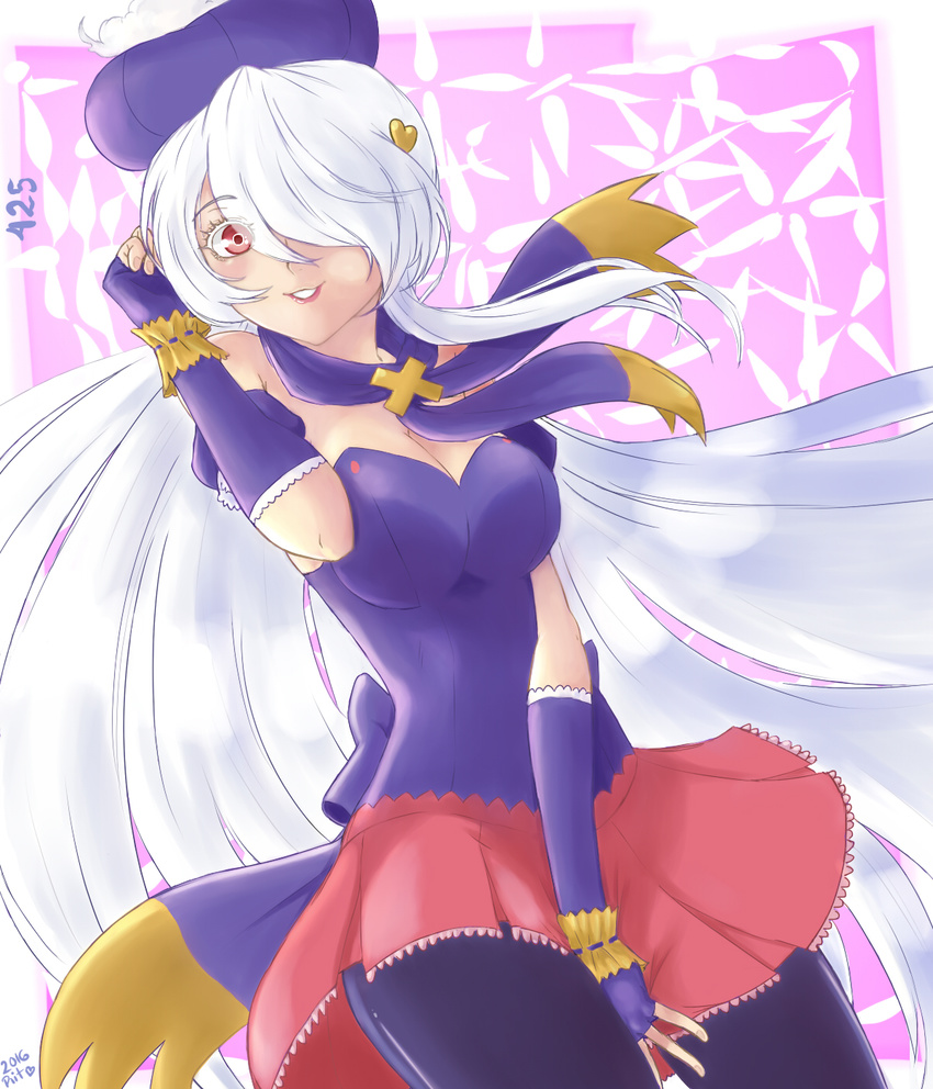 drifblim long_hair moemon pokemon ritence short_skirt tagme white_hair