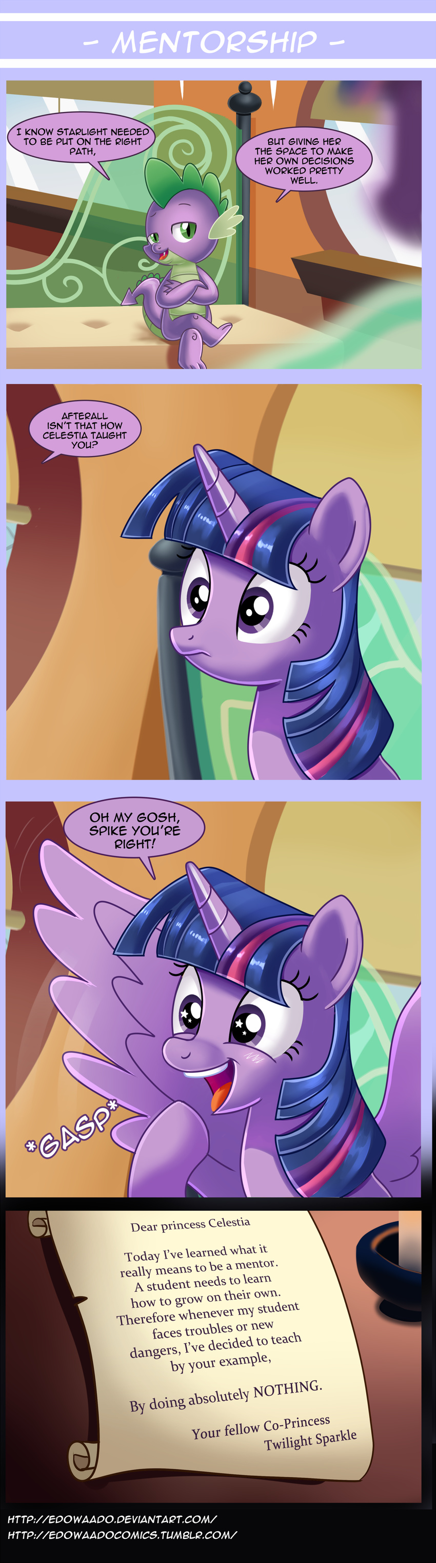 2016 absurd_res bench candle comic dialogue dragon duo edowaado english_text equine feathers female feral friendship_is_magic fur hair hi_res horn inside letter mammal multicolored_hair my_little_pony open_mouth purple_eyes purple_feathers purple_fur scalie scroll spike_(mlp) spread_wings text train twilight_sparkle_(mlp) window windows winged_unicorn wings