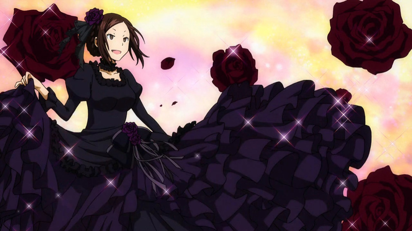 1girl dress durarara!! karisawa_erika screencap solo